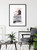 60cmx90cm Fashion Book Black Frame Canvas Wall Art