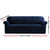 Artiss Velvet Sofa Cover Plush Couch Cover Lounge Slipcover 4 Seater Sapphire