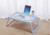 Multifunction Laptop Bed Desk with foldable legs for Home Office (Blue)