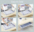 Multifunction Laptop Bed Desk with foldable legs for Home Office (Blue)