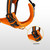 FLOOFI Dog Harness Vest L Size (Orange) FI-PC-176-XL