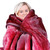 Laura Hill Double-sided Large 220 X 240cm Faux Mink Throw Rug Blanket 800-gsm(V240-MNKHV-RD)