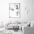 Wall Art 70cmx100cm Jellyfish Black Frame Canvas