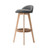 Artiss Set of 2 Fabric Bar Stools-Grey Great Quality Solid Material Fashion