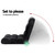 Artiss Lounge Sofa Floor Recliner Futon Chaise Folding Couch Black/Grey