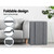 Giselle Bedding Portable Mattress Folding Foldable Foam Floor Bed Black/Grey