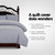 Giselle Bedding Quilt Cover Set Bed Luxury Classic Duvet Doona Hotel Grey
