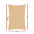 Instahut Sun Shade Sail Cloth Shadecloth Outdoor Canopy Rectangle 280gsm