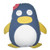 Penguin Cuddling Cushion Grey/Green Solid Mterial High Quality
