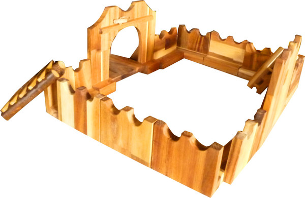MT Wooden jumbo castle building set V59-885 AU