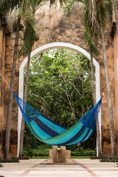 Jumbo Size Outdoor Cotton Hammock in Oceanica Camping Relax Durable Material