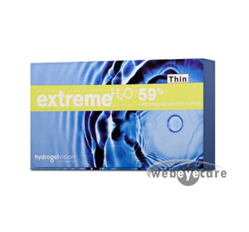 Extreme H2O 59% Thin 6 Pack contact lenses