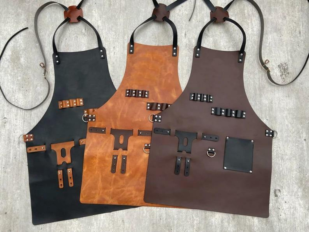 Leather BBQ Aprons