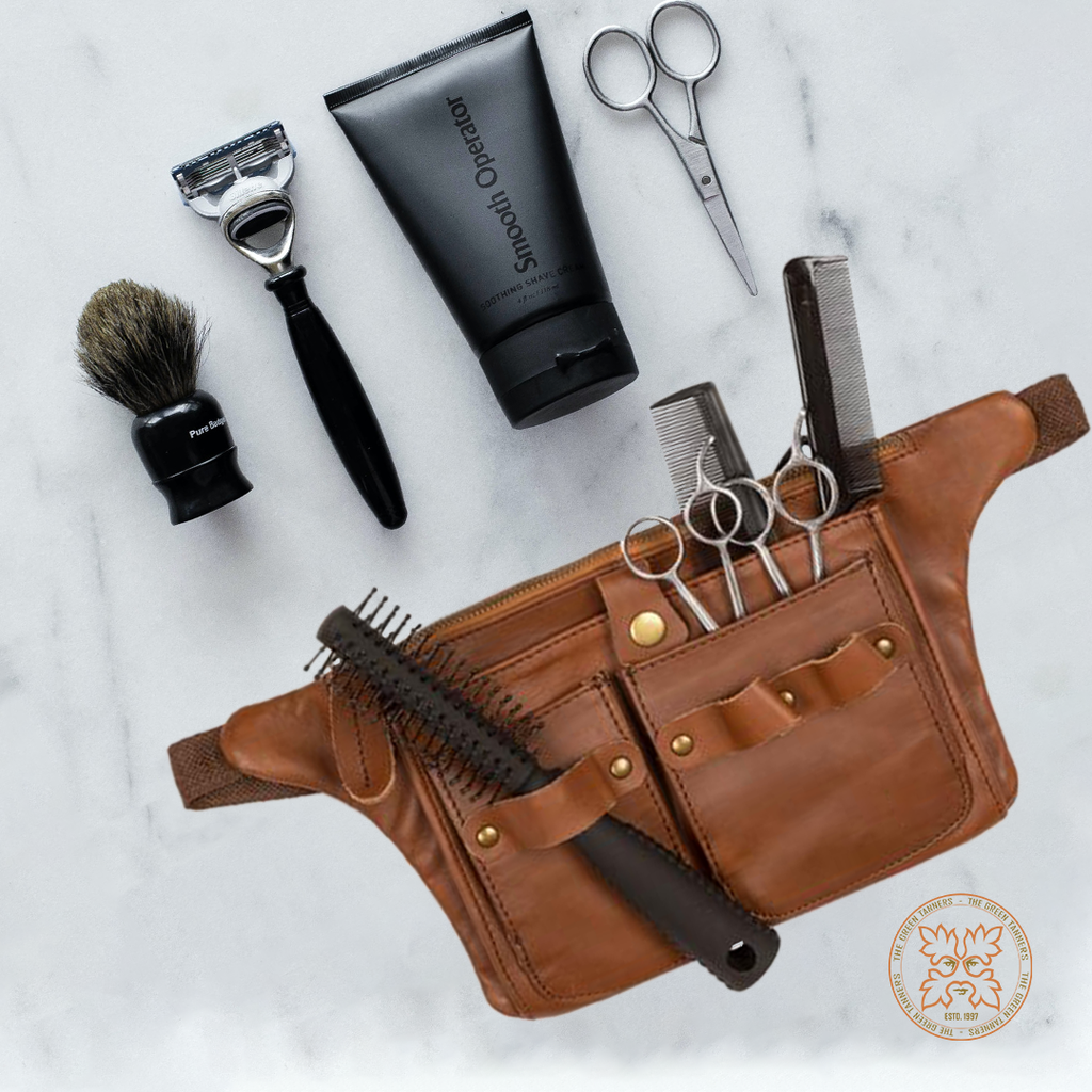 Leather Hair Stylist Tool Belt