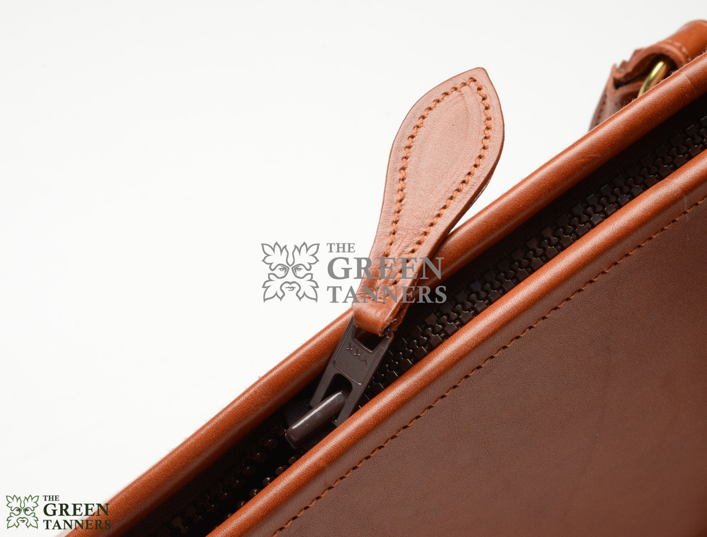 Brown Leather Rifle Case, Leather Rifle Case with Flap, leather shotgun case