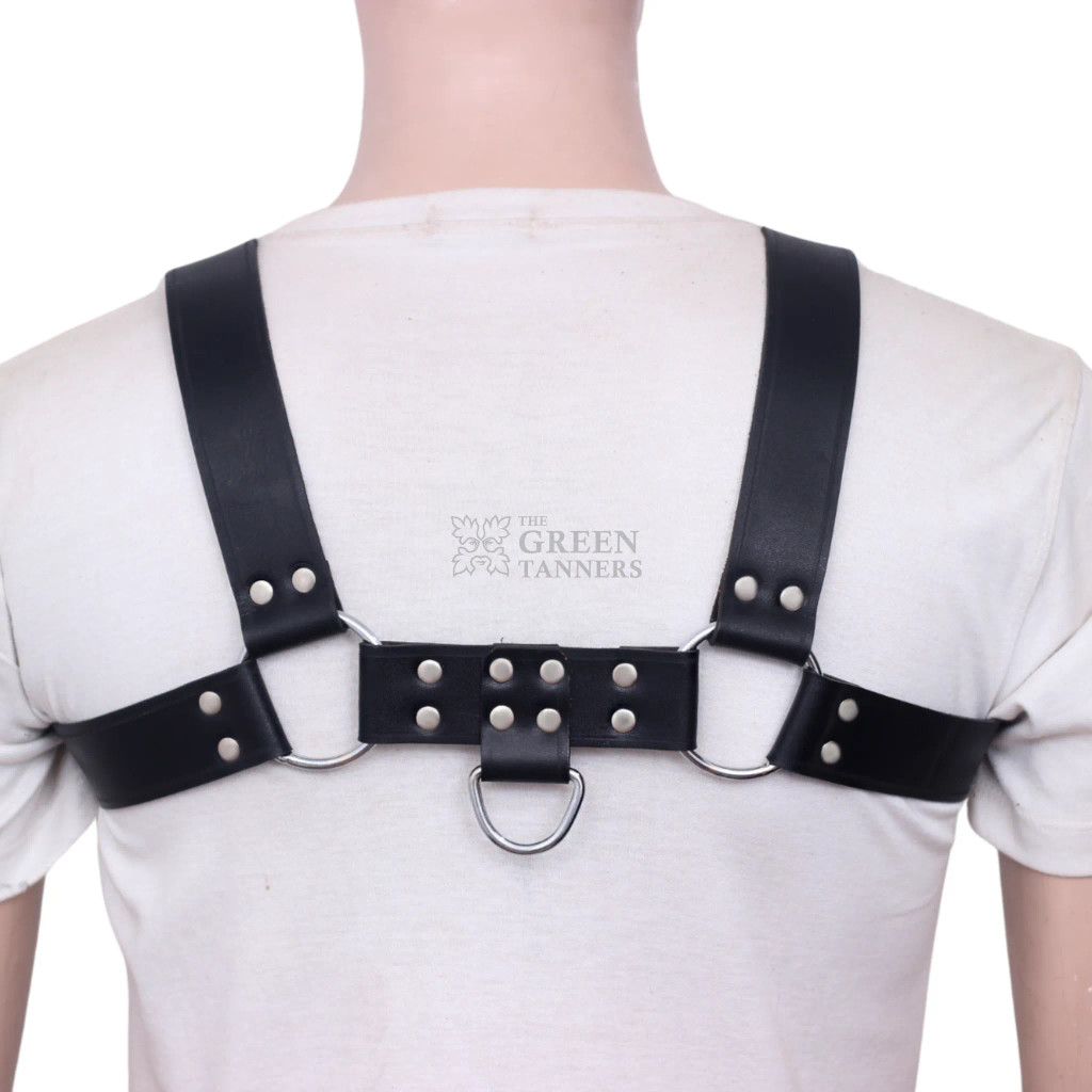 leather mens harness, leather harness