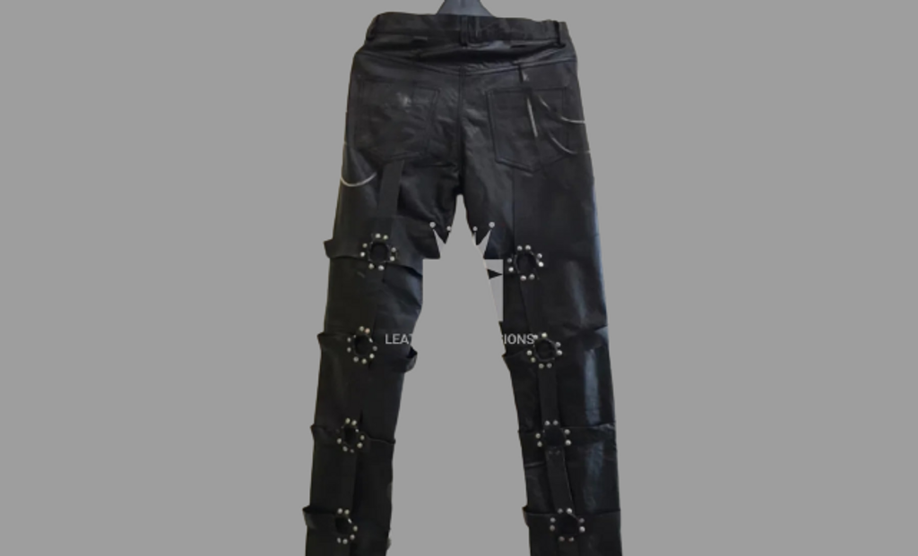 leather pants, leather BDSM Pants, Leather Bondage Pants, Gay Leather Pants, Leather pants mens