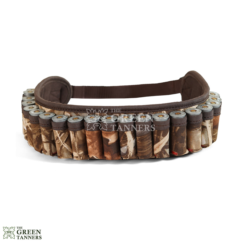 Canvas Jungle Shotgun Cartridge Belt | Ammo Bandolier Belt