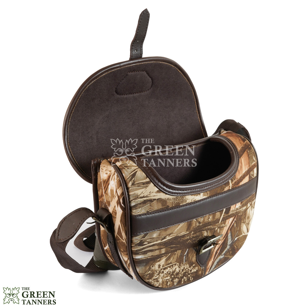 Leather Cartridge Bag, Leather Bag, Shooting Shells Bag, Shotgun Cartridge Bag, leather shooting bag