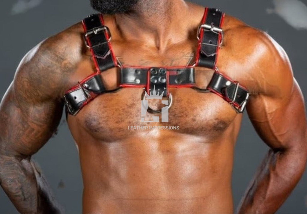 Leather harness, leather jockstrap, BDSM harness and jockstrap for mens, gay jockstrap