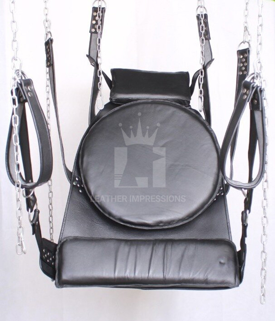 leather sling, leather sex sling, leather swing , leather bondage sling, leather sling for fetish play