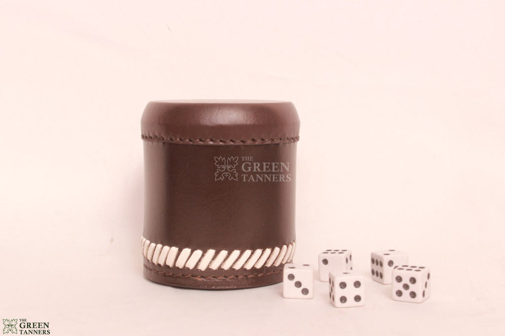 leather dice cups, leather dice shaker, genuine dice shaker