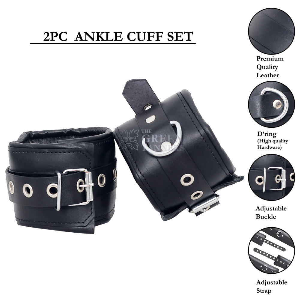 leather handcuffs, leather cuffs, leather bondage cuffs, black bondage handcuff