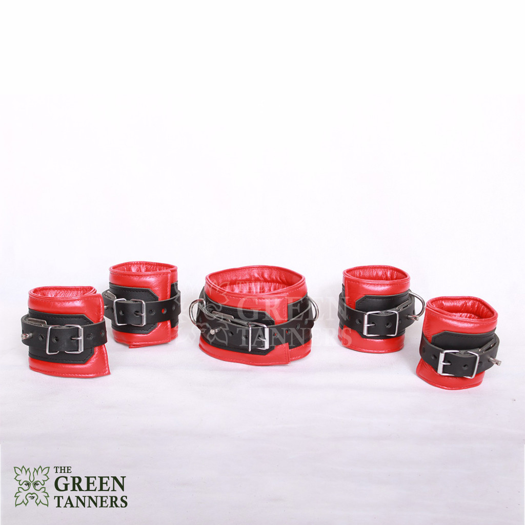 Leather cuffs, leather handcuffs restraint, leather restraint,  leather bondage cuffs