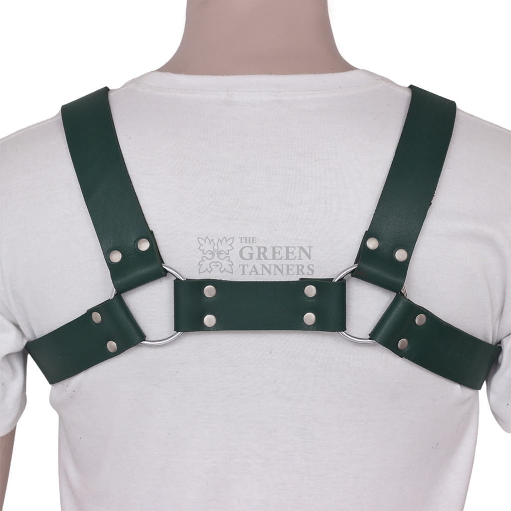 leather harness, leather bondage harness, leather h harness with buckles