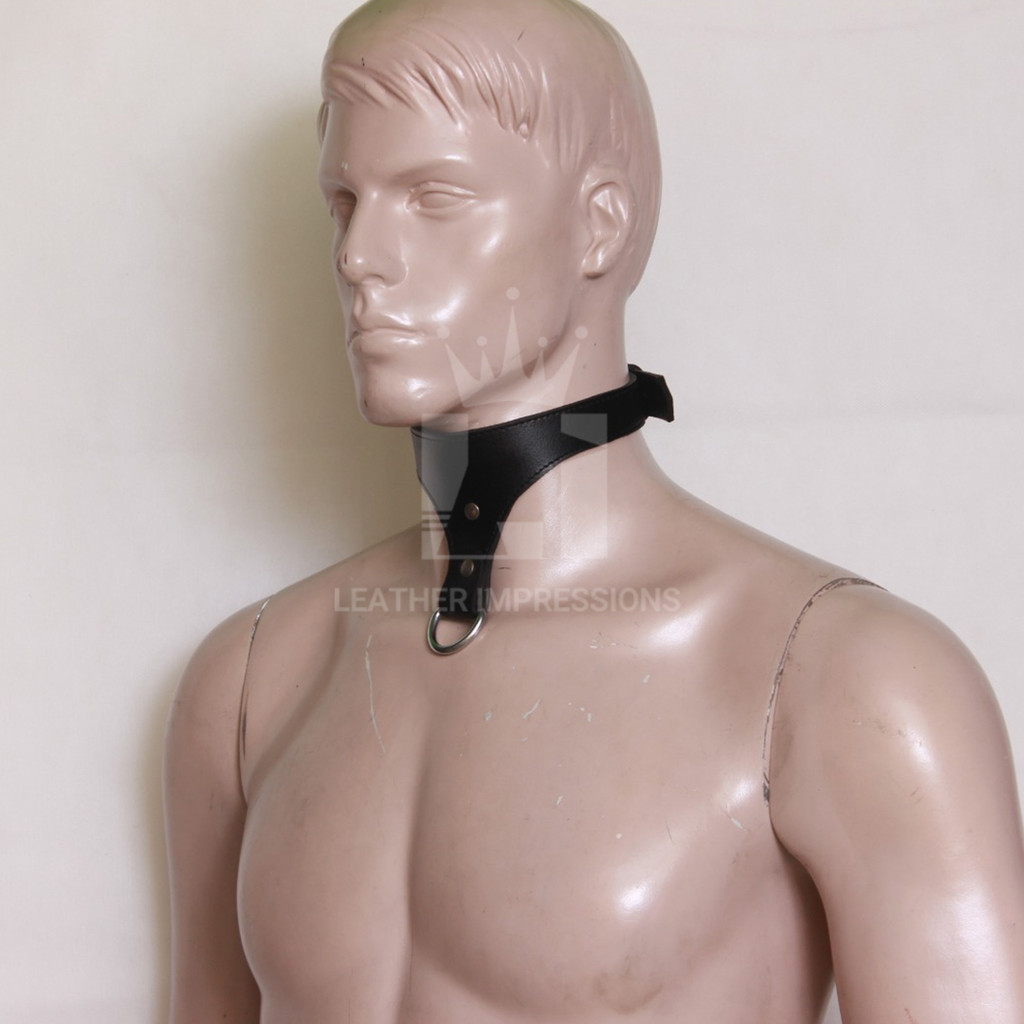 leather bdsm collar, leather bondage collar, leather slave collar, leather neck restraint, leather posture collar, posture collar bondage, bdsm posture collar