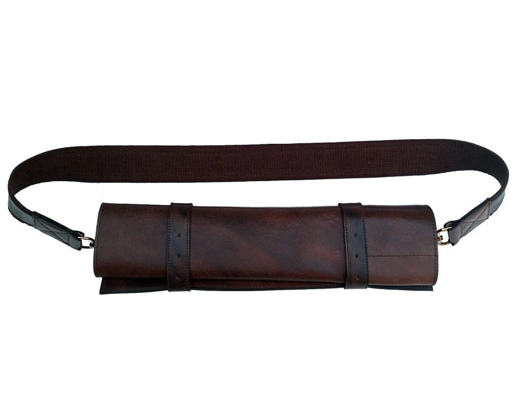 leather chef knife roll