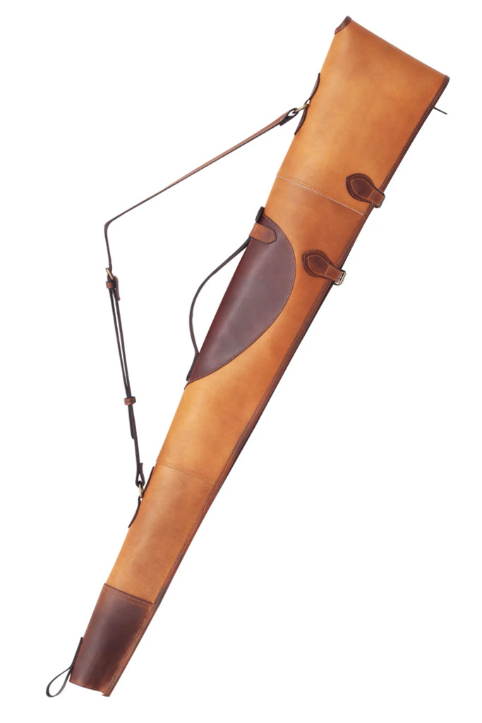 leather shotgun scabbard, leather rifle scabbard, leather rifle case, leather shotgun case, gun slip case, shotgun slip case