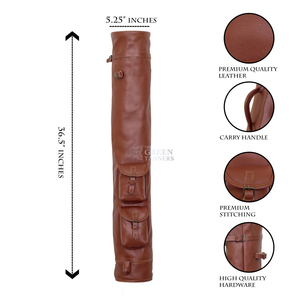 Specification of genuine leather Pencil Golf Bag