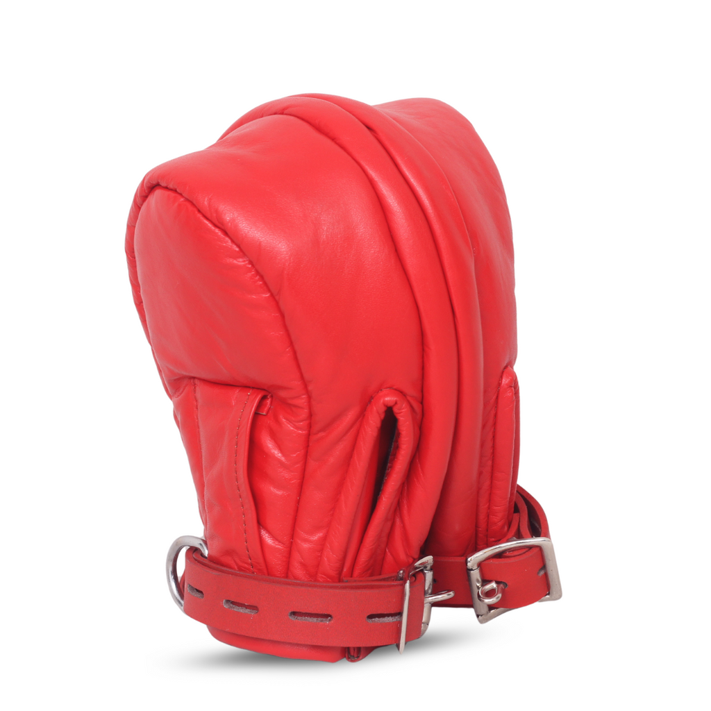 leather bondage mittens