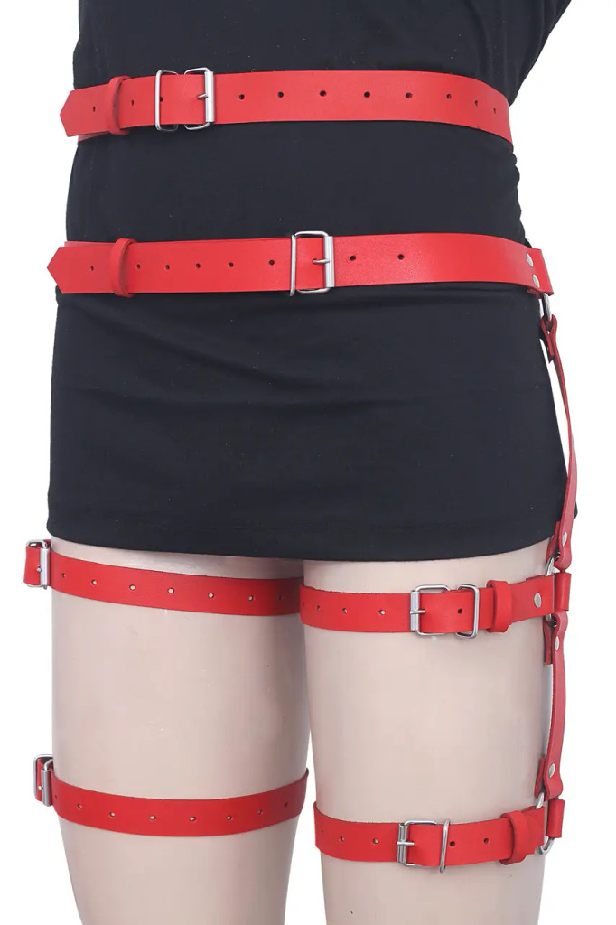 leather thigh harness , leather leg harness​, leather waite harness , leather harness