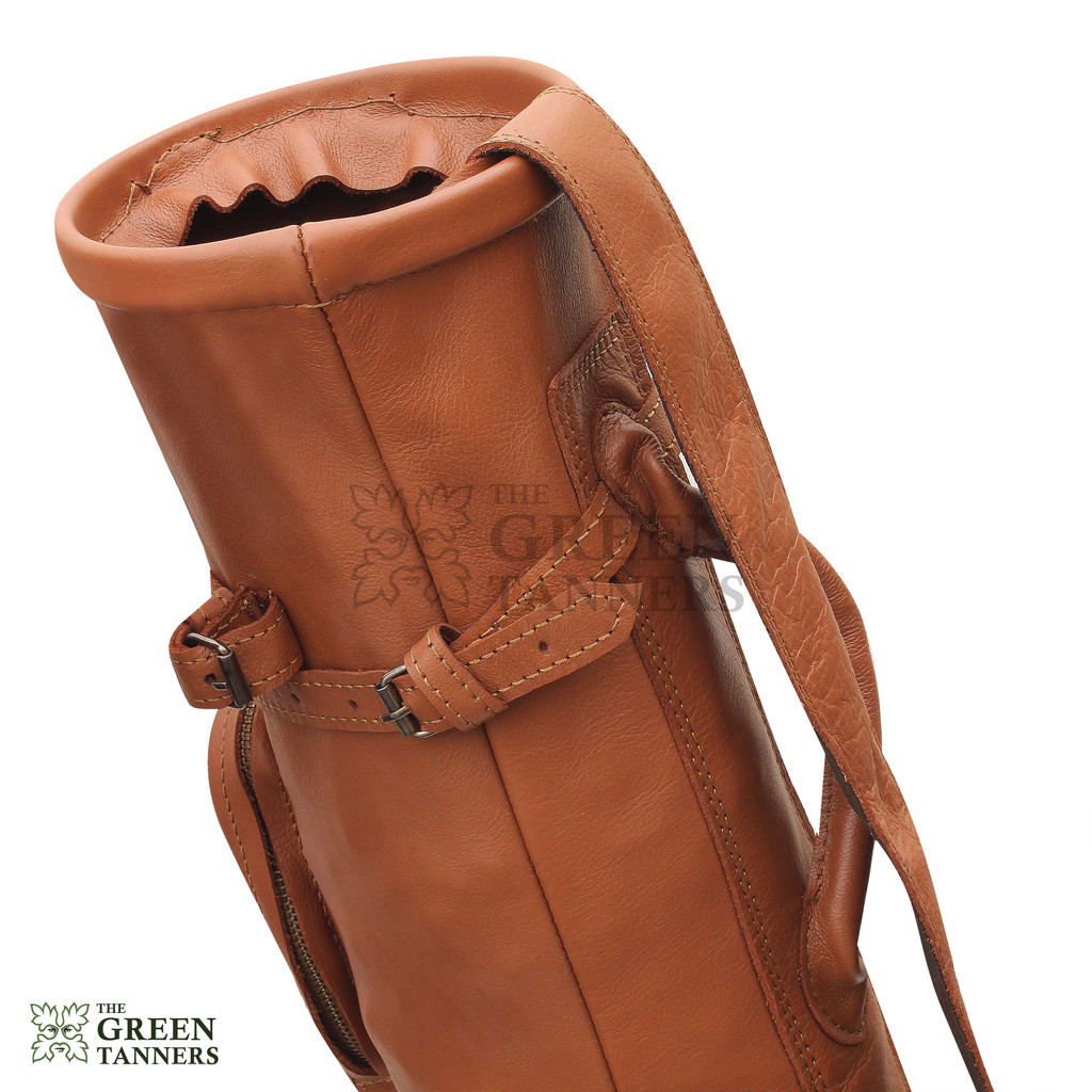 Leather Pencil Golf Bag, Sunday Golf Bag, Golf Pencil Bag