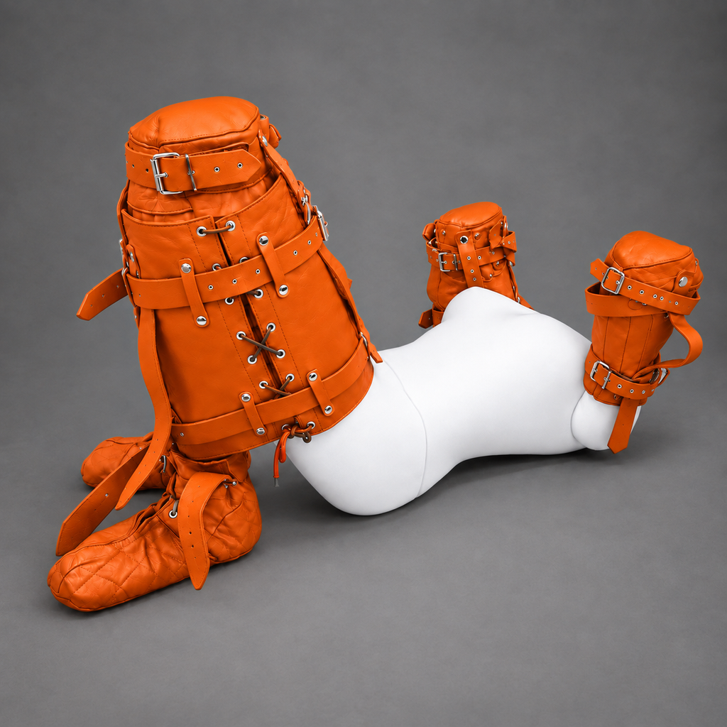 leather pet crawler restraint harness, leather pet crawler,  restraint harness