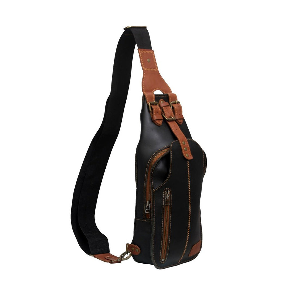 Leather Sling Bag for Men - Classic Edition - Costyle