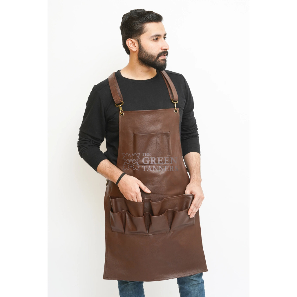 leather carpenters apron