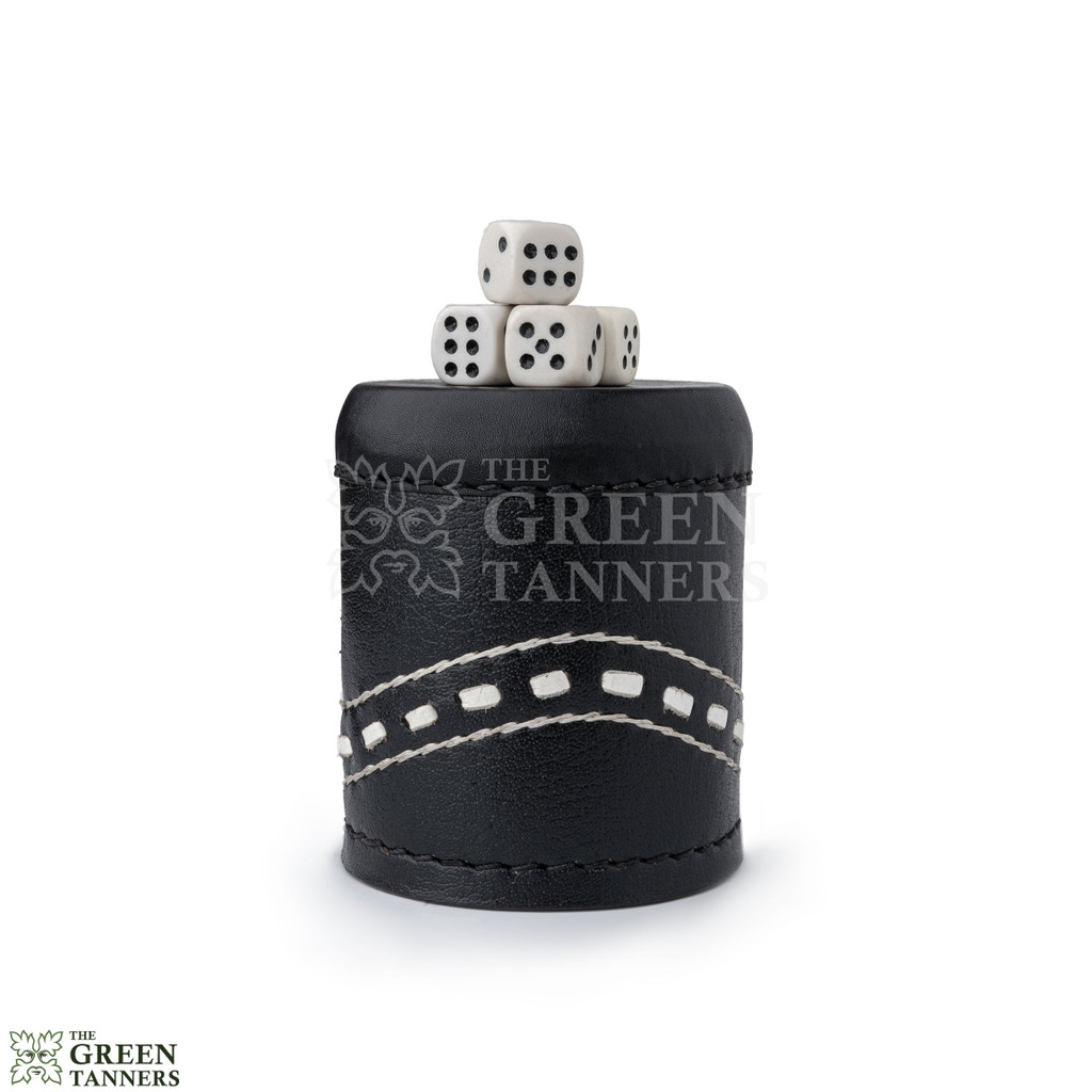 dice cup leather
