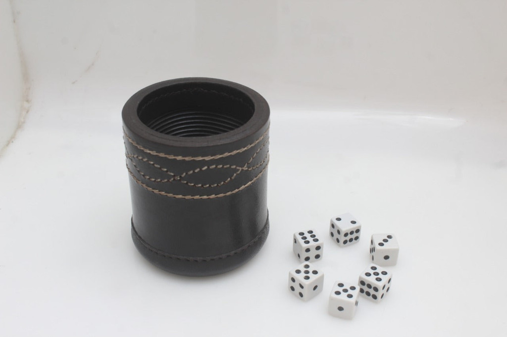 Leather Dice Cups, Brown Dice Cup, Leather Dice Cup, Dice Shaker, Leather Dice Shaker, yahtzee dice cup