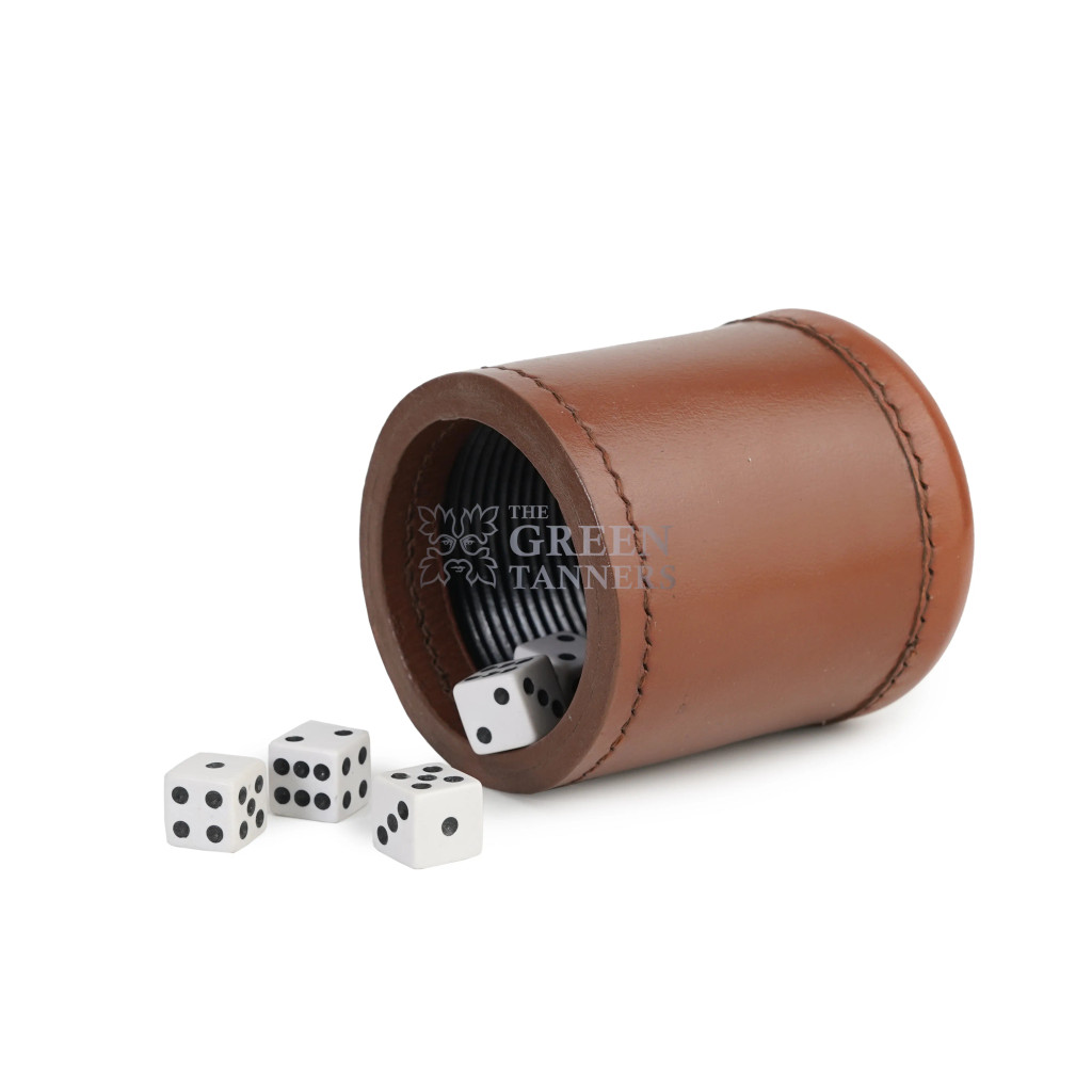 Leather Dice Cups, Brown Dice Cup, Leather Dice Cup Leather Dice Cups, Brown Dice Cup, Leather Dice Cup
