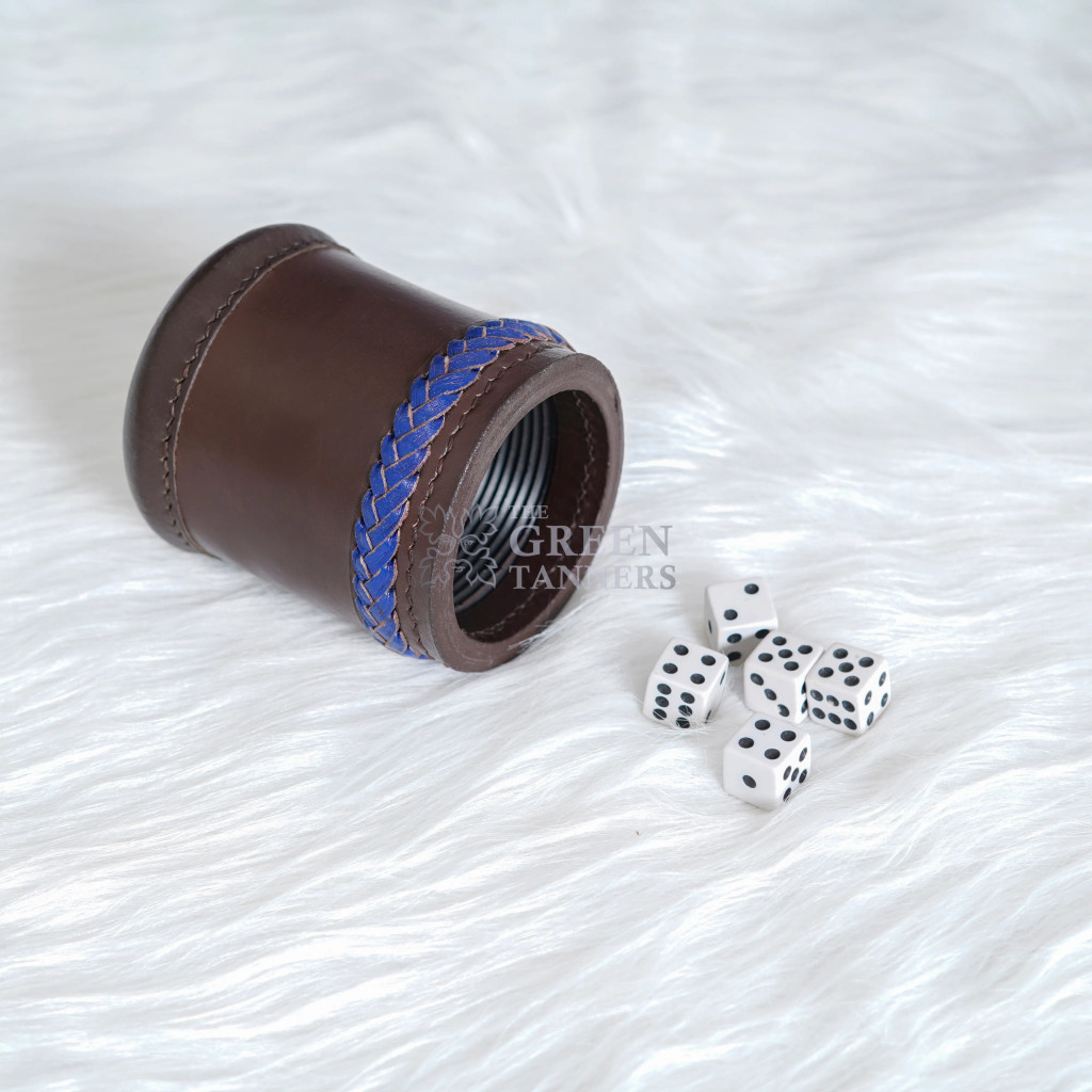Leather Dice Cups, Brown Dice Cup, Leather Dice Cup,  Dice Shaker, Dice Roller