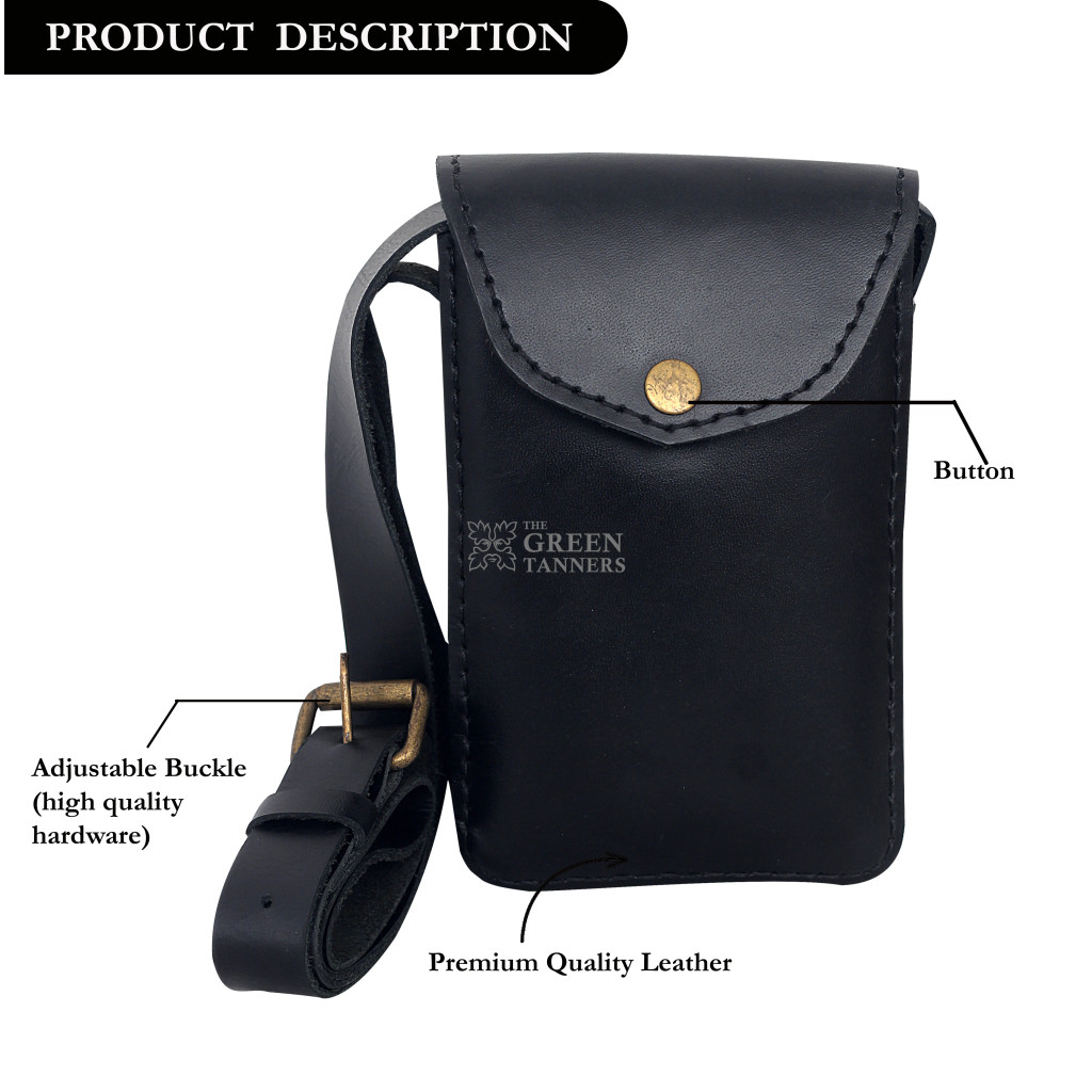 Leather Holster Bag, Phone Holster Bag, Shoulder Holster Bag, phone holster shoulder