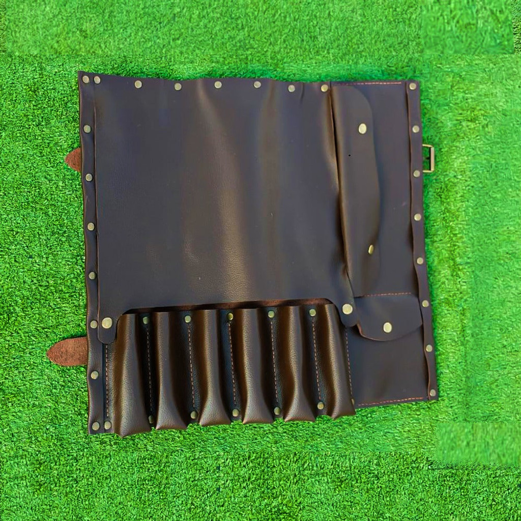 leather roll up knife case