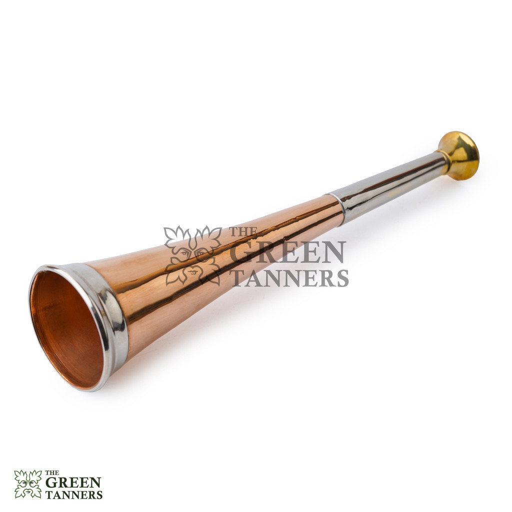 Fox Hunting Horn, Fox Hunting Horn with Leather Case
