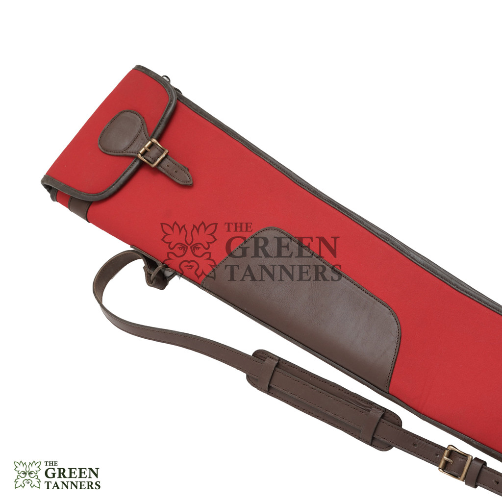 Gun Slip case, Rifle Case, Shotgun Case, Gun Cover, Canvas Leather Slip Case, leather shotgun case, leather rifle case