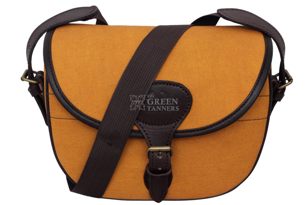 Canvas Leather Cartridge Bag, Canvas Cartridge Bag, shotgun cartridge bag, shooting bag