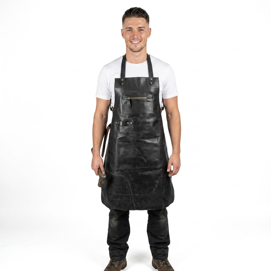 leather welding apron, leather woodwork apron, leather blacksmith apron, leather carpenter apron, leather chef apron, leather butcher apron