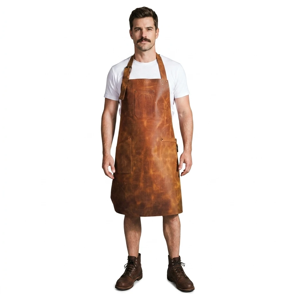 leather welding apron, leather woodwork apron, leather chef apron, leather carpenter apron, leather cooking apron, leather butcher apron, leather apron